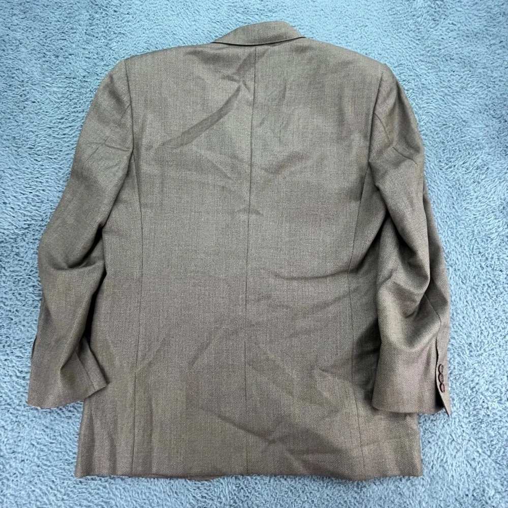 Canali Proposta‎ Super 120s Wool Blazer Jacket Made in Italy Men's 50 Brown
